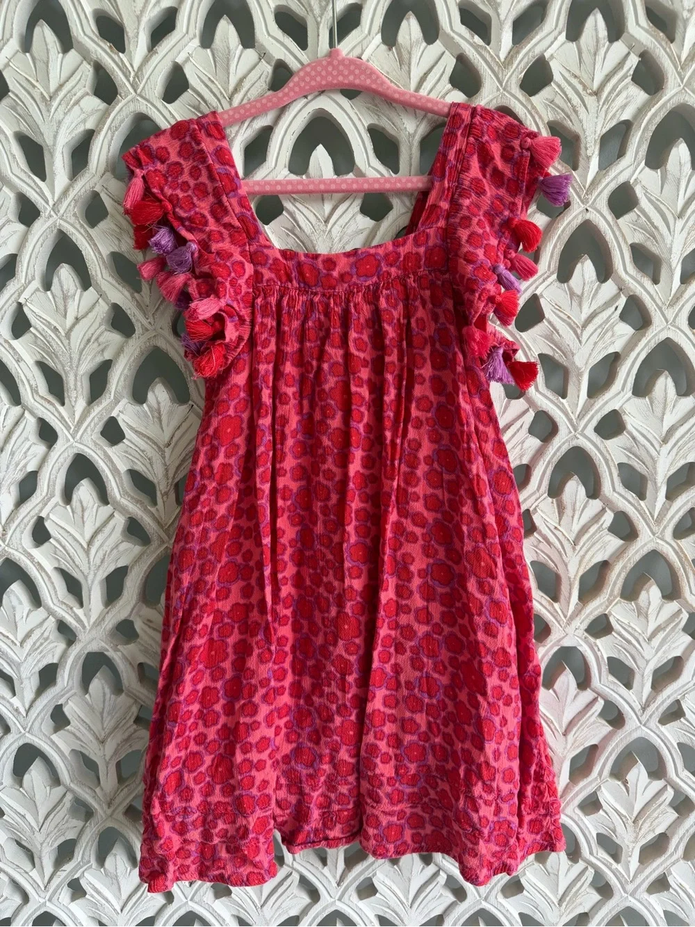 French Connection Tassel Flutter Dress, 3T
